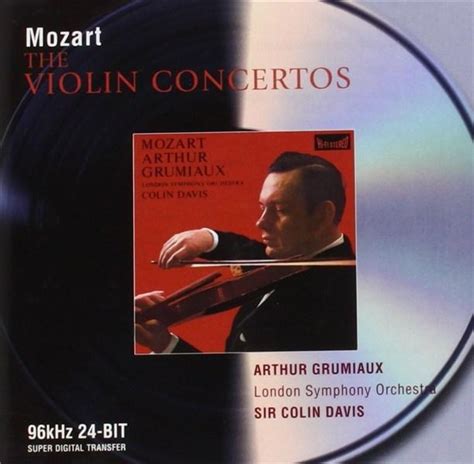 Mozart Violin Concertos London Symphony Orchestra Colin Davis Wolfgang Amadeus Mozart