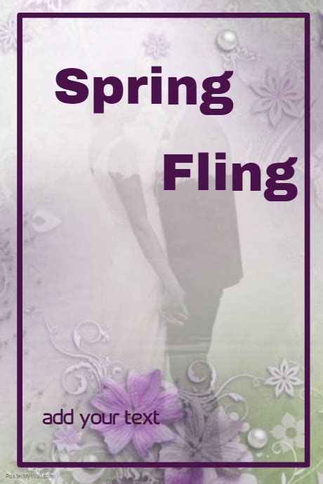 Spring Fling Event Flyer Template Postermywall