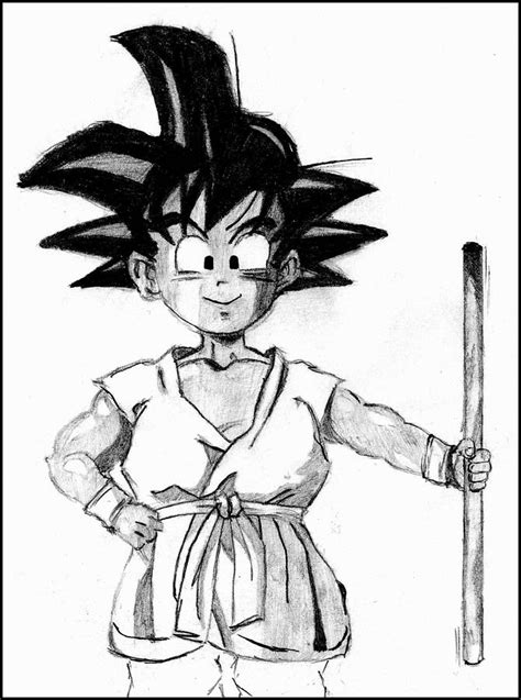 Drawing dragonball z characters is always fun. Goku Drawing Dragonball Z Drawing by Darius Matuliukstis