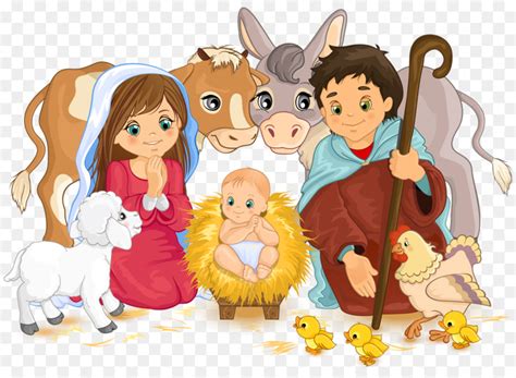 Keluarga Kudus Natal Kelahiran Yesus Gambar Png