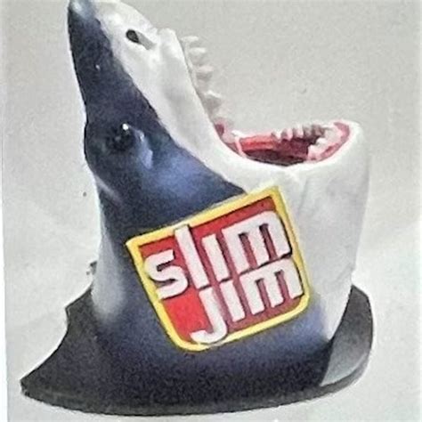 Slim Jim Shark Head Etsy