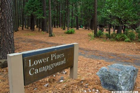 Lower Pines Campground Yosemite National Park Gallery Wander The West