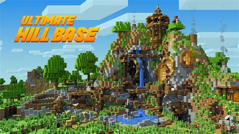 Hillside Base Minecraft