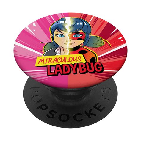 Buy Miraculous Collection Ladybug Marinette Transformation Popsockets