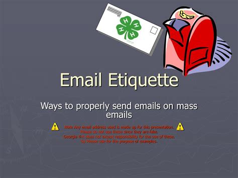 Ppt Email Etiquette Powerpoint Presentation Free Download Id223281