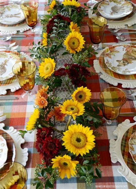Diy Fresh Floral Table Runner For Fall Floral Table Runner Fall
