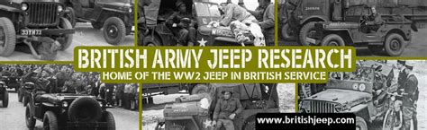 British Army Jeep Research Home