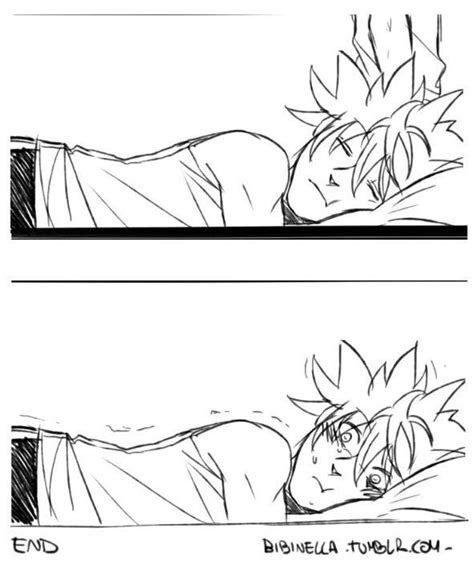 Two Drawings Of The Same Person Laying Down