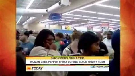Black Friday Madness Woman Pepper Sprays Shoppers To Grab An Xbox 360