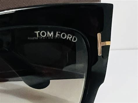 tom ford anoushka ft0371 f 01b 57mm shiny black cat eye sunglasses with smoke gray gradient non