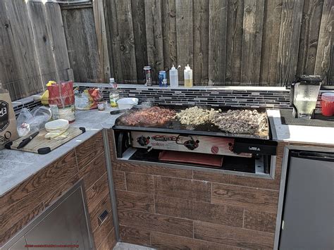 How To Create A Built In Blackstone Griddle Pastime Bar And Grill