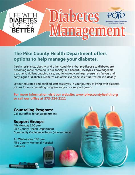 Diabetes Management Pike County Health Department Home Health And Hospice