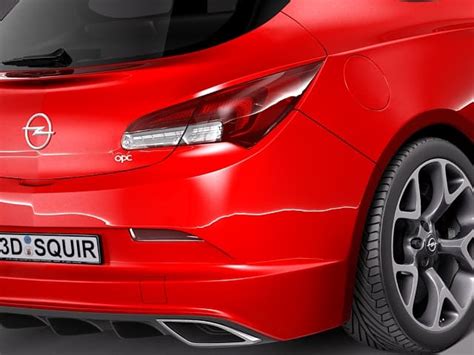 Opel Astra Opc 2013 3d Model By Squir