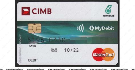 Petronas debit mastercard lets you earn rebate when spending at petronas and exclusive deals at over 4,000 retailers. CIMB Bank : Petronas Debit Card with MyDebit Logo (2017)
