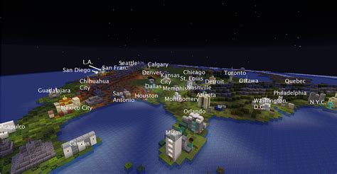 Map Of The World 968x484 Blocks Minecraft Map
