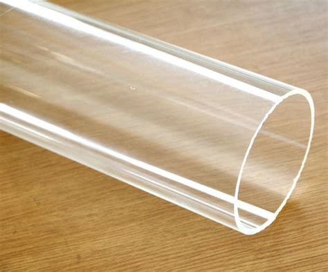 Clear Acrylic Plastic Plexiglass Pipe Tube 4 114 Mm By
