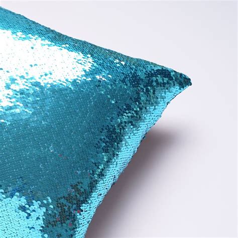 In Stock Mermaid Sequins Pillow Cover Magic Diy Inverted Flip Change