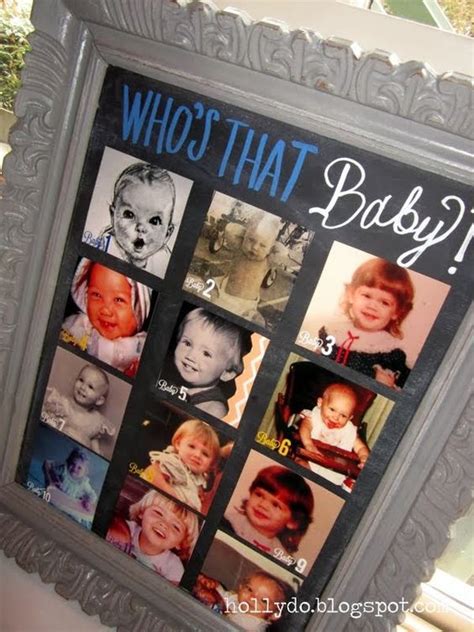 Whos That Baby Baby Shower Game Pictures Photos And Images For