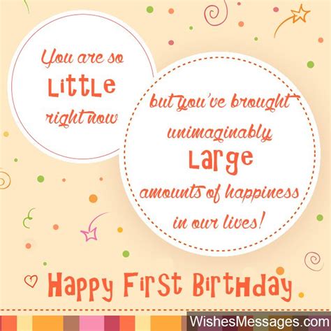 1st Birthday Wishes First Birthday Quotes And Messages