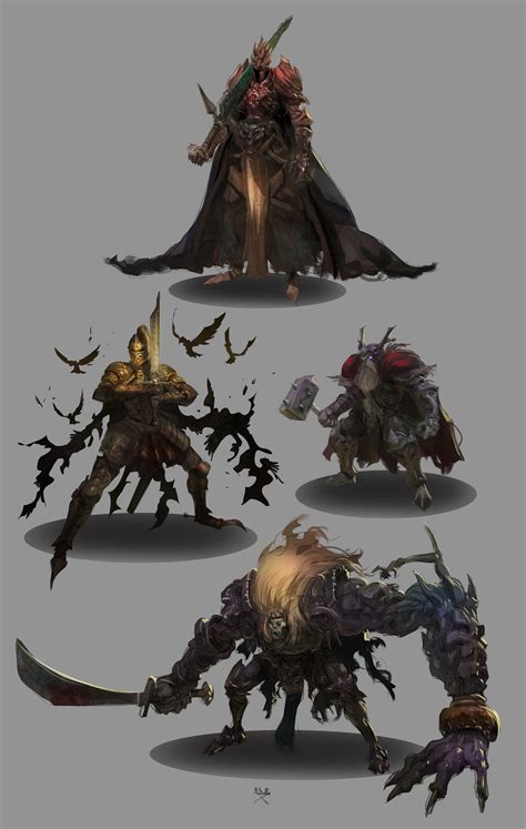 Artstation Dark Fantasy Characters Designs