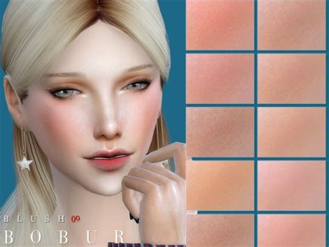 The Sims Resource Blush 09 By Bobur • Sims 4 Downloads
