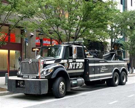 International Nypd Police Truck Trucks Tow Truck