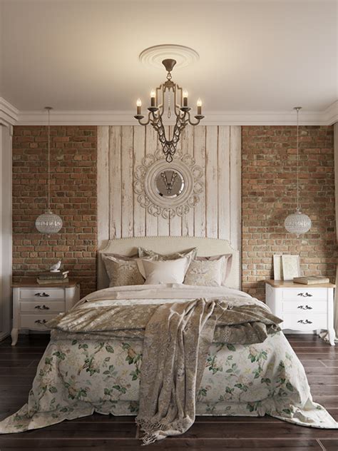 Bedroom With Brick Wall On Behance