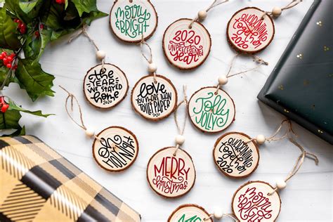 How To Make Diy Rustic Wood Slice Ornaments The Super Mom Life
