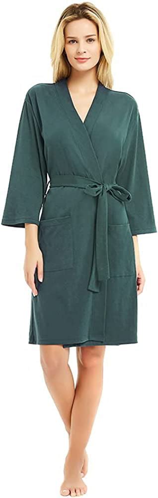 U Skiin Womens Robes Sleeves Kimono Spa Robes Knit Loungewear