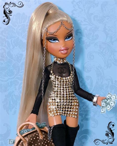 ⛓s 𝐛𝐫𝐚𝐭𝐳 Images From The Web Black Bratz Doll Bratz Doll Outfits Bratz Inspired Outfits