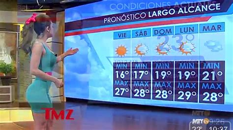 The Hottest Weather Girl Ever Video Dailymotion