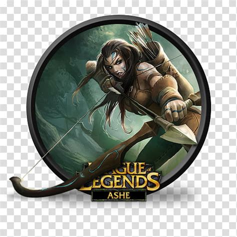 Lol Icons League Of Legends Ashe Transparent Background Png Clipart