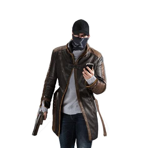 Xcoser Watch Dogs Aiden Pearce Cosplay Costume Watch Dogs Aiden