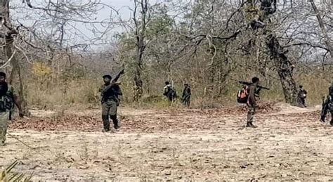 six naxals killed in encounter along chhattisgarh telangana border