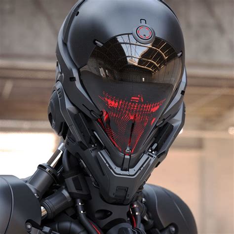 Robot Head Model By Aaron Deleon On Artstation Sci Fi Armor