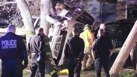 police speeding driver ran red light in farmingville crashed into a pole charged with dui