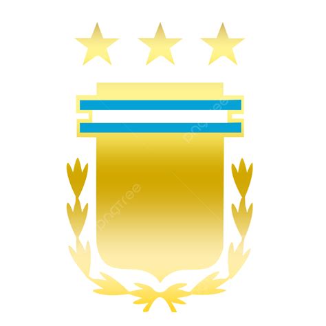 Escudo De Futbol Afa Dorado Png Futbol Argentina Estrellas Png Y