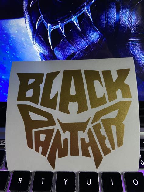 Marvel Black Panther Vinyl Decal Comic Book Stickers Etsy