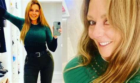 Carol Vorderman Countdown Legend 60 Showcases Tiny Waist In Super Tight Trousers Celebrity