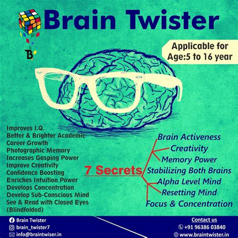 Brain Twister — 7 Secrets Of Brain Twister Class Brain