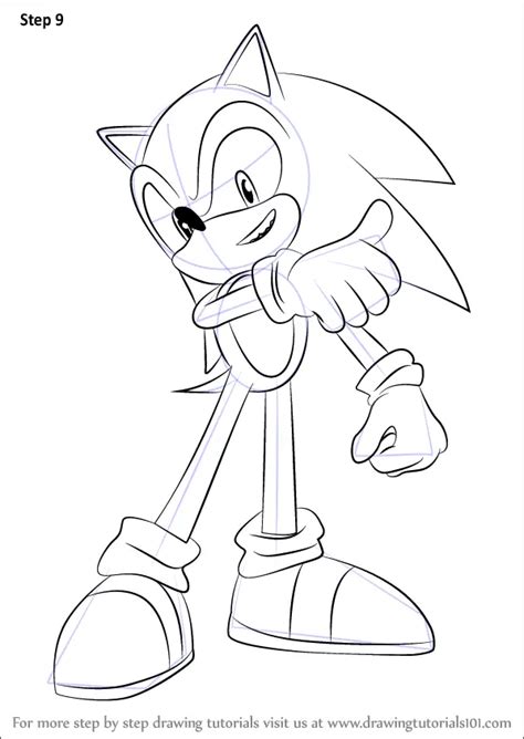 How To Draw Sonic From Super Smash Bros Super Smash Bros Step By
