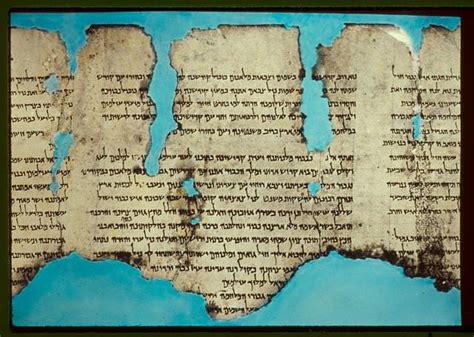 Dead Sea Scrolls The War Scroll Illustration World History