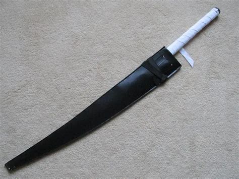 S Anime Bleach Ichigo Kurosaki Tensa Zangetsu Sword Gun Metal Blade