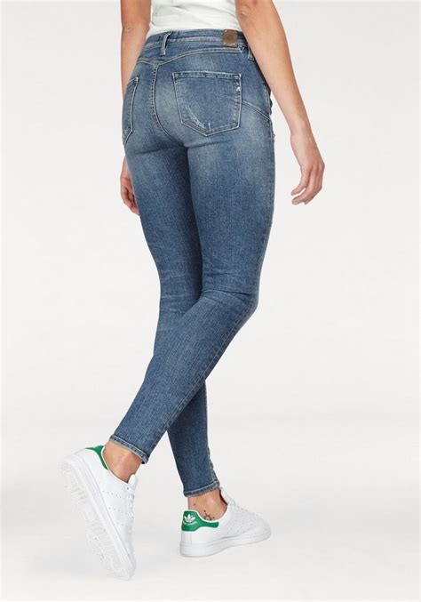 Replay Skinny Fit Jeans Zackie Mit Push Up Effekt Online Kaufen Otto