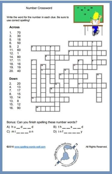 Get 29 English Easy Crossword Puzzle With Answers