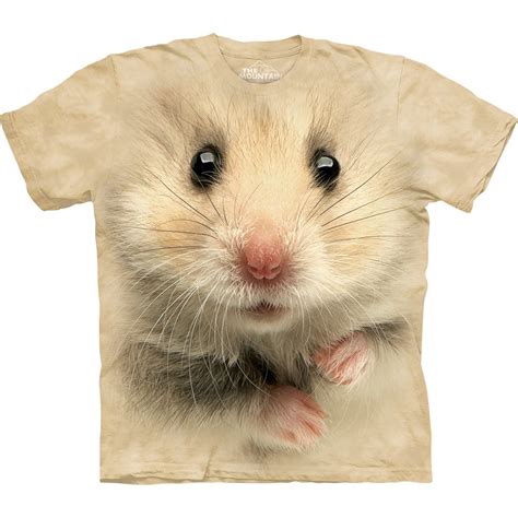 Hamster T Shirt Hamster Face 2999 € The Mountain Shirts Onlin