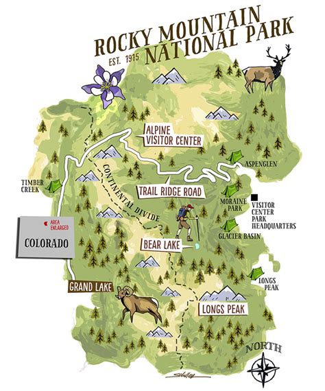 Maps By Scottrocky Mountain National Park Maps By Scott