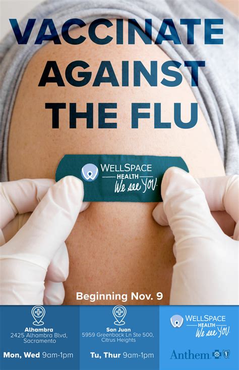 Anthem Flu Shot Poster External Wellspace Health