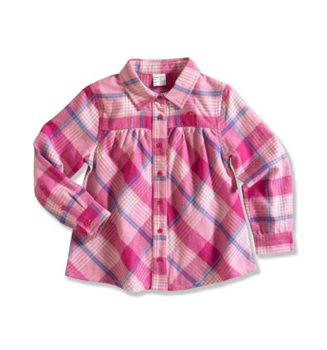 Infanttoddler Girl S Cozy Flannel Plaid Shirt Pink Flannel Shirt
