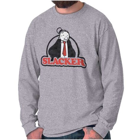 Slacker Funny Lazy Wimpy Popeye Workout T Long Sleeve Tshirt For Men Or Women Etsy